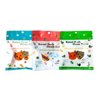 Ruími Pads Clean eyes, Clean ears y Clean tooth